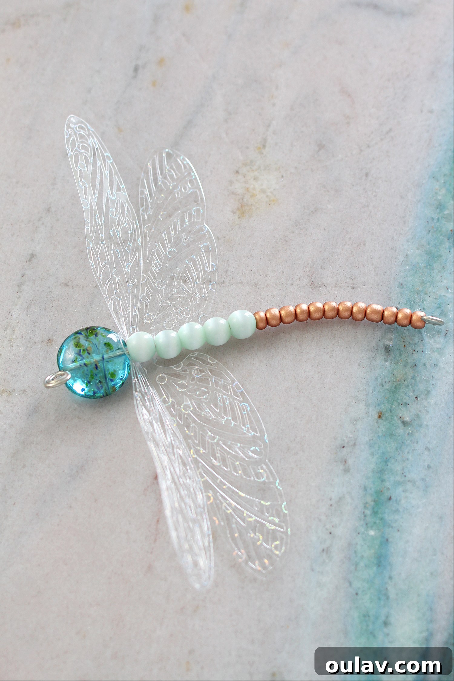 Sparkling Beaded Dragonfly Decor 25 DIY Dragonfly Ornament