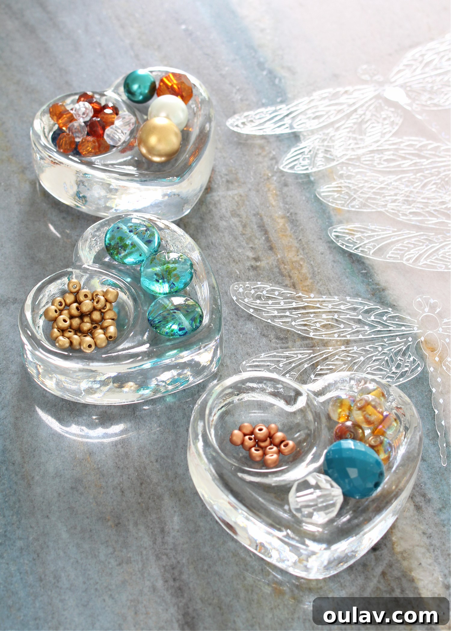 Sparkling Beaded Dragonfly Decor 7 Beaded Ornament Idea