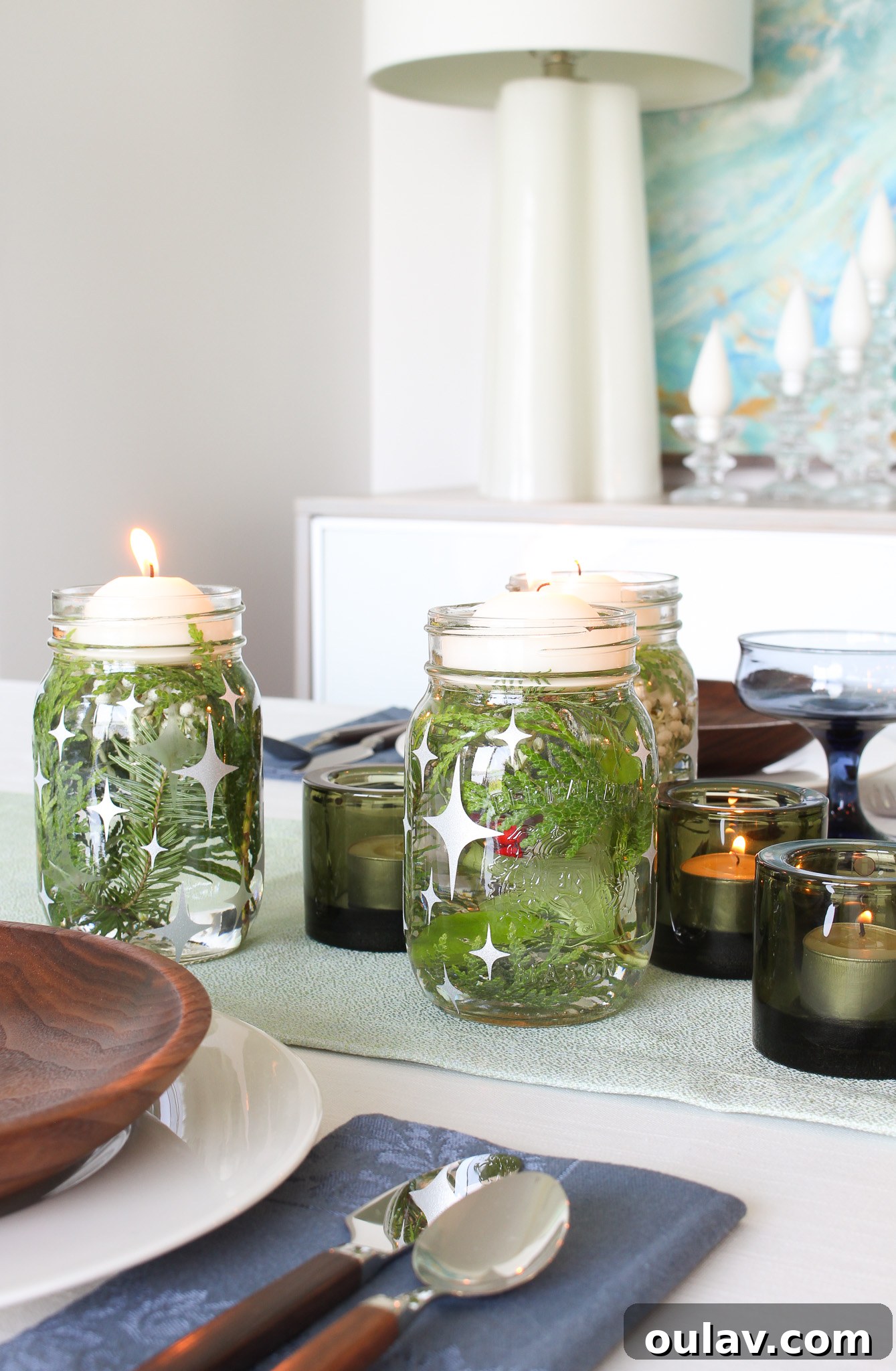Stunning Cricut Etched Mason Jar Centerpieces 4 Easy Steps to Etch Glass Jars for DIY Decor