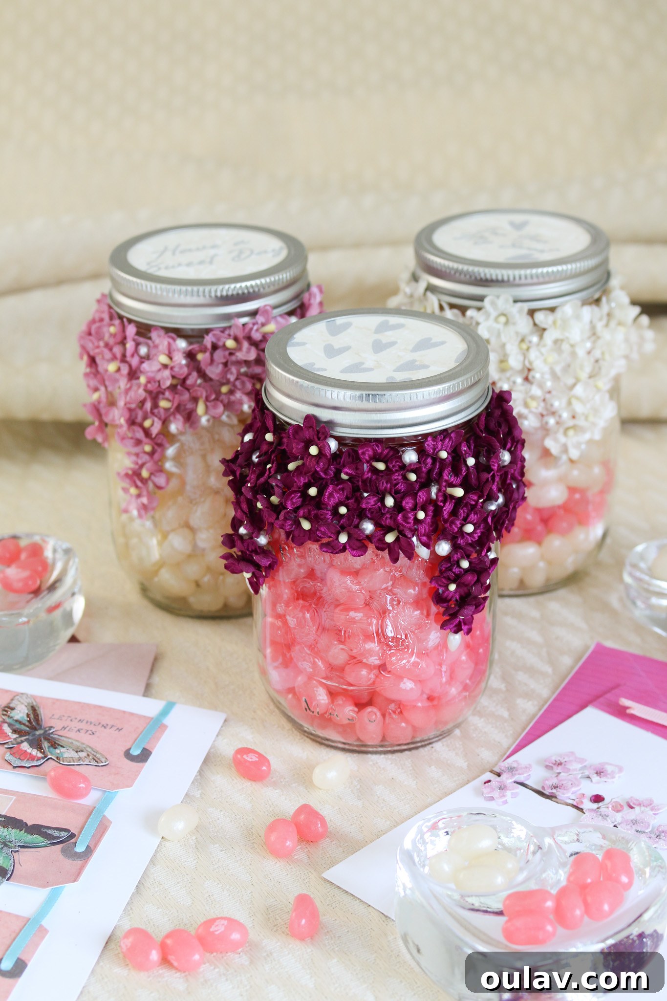 Homemade Valentine Jar Gift Inspiration 3 Creative DIY Valentine's Day Treat Jar Idea