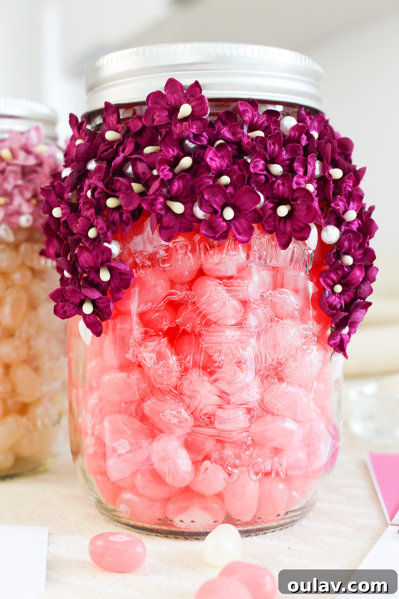 Homemade Valentine Jar Gift Inspiration 5 Decorated Mason Jar for Valentine's Day Gift
