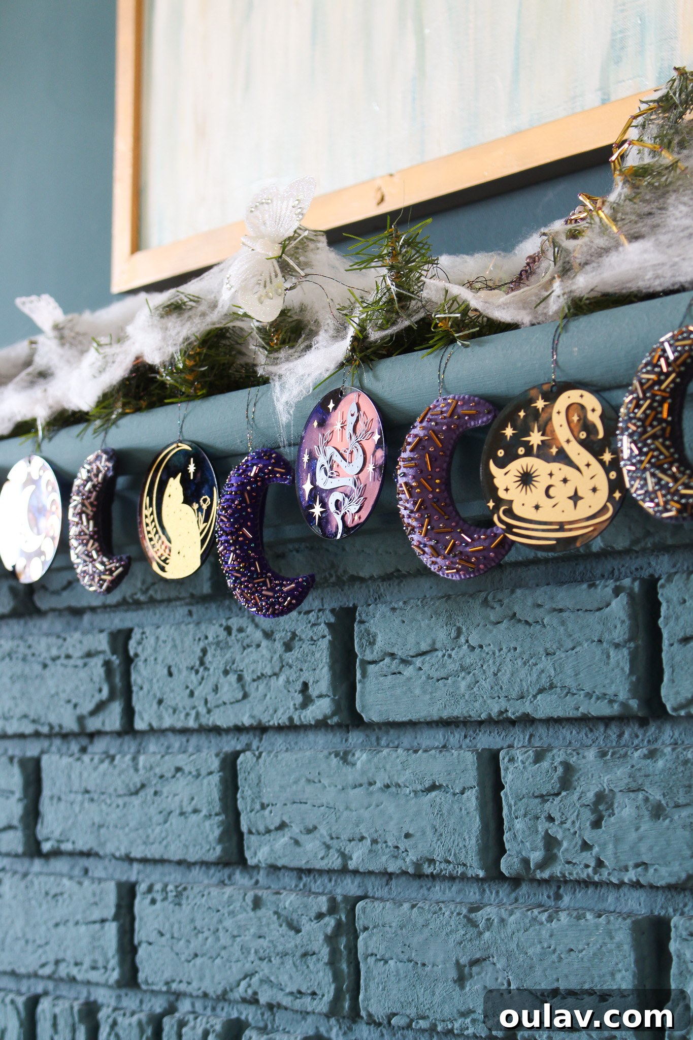 Cricut's Eerie Acrylic Disc Garland 31 DIY Celestial Themed Garland for Halloween