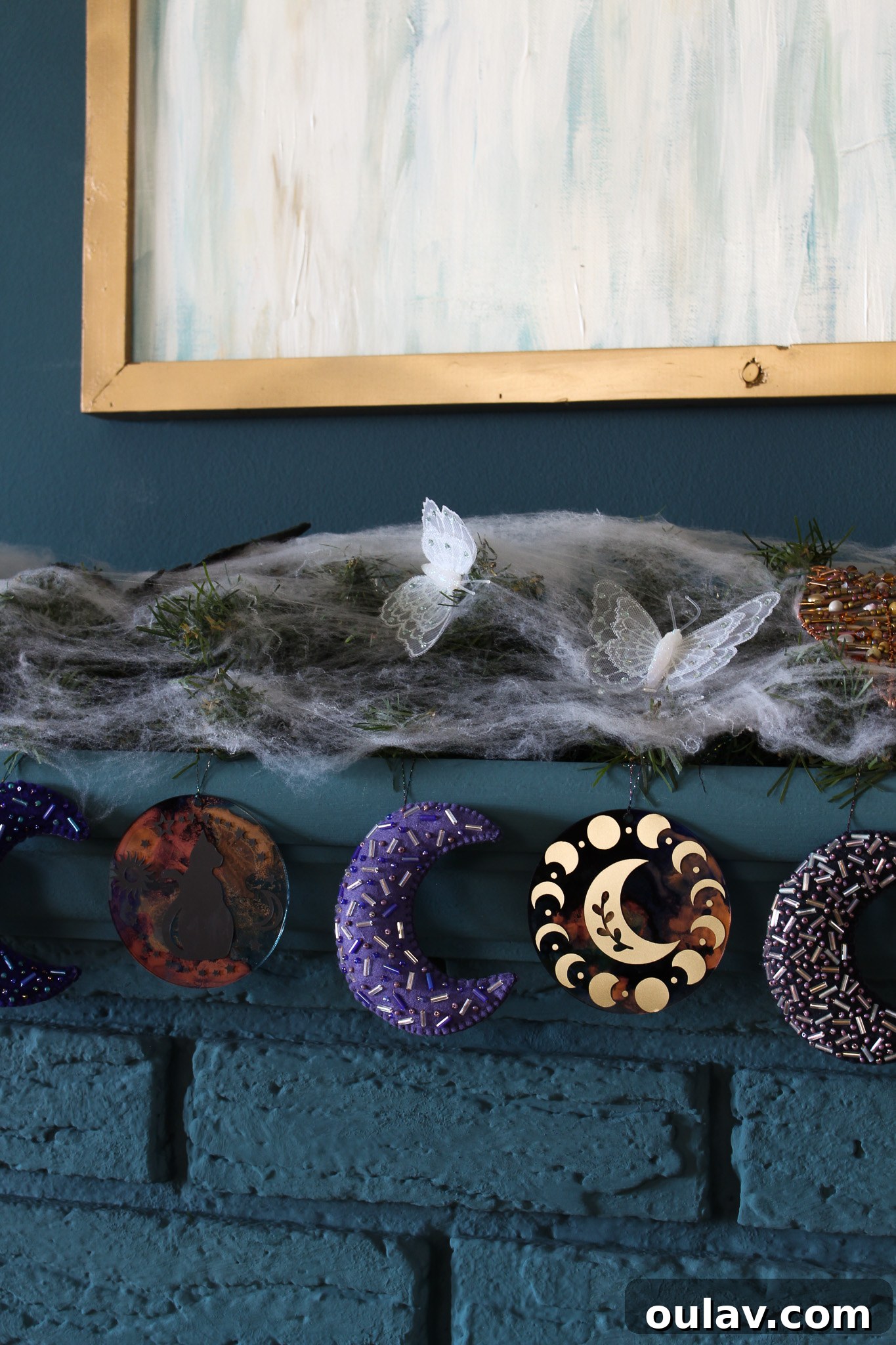 Cricut's Eerie Acrylic Disc Garland 34 DIY Halloween Garland Idea