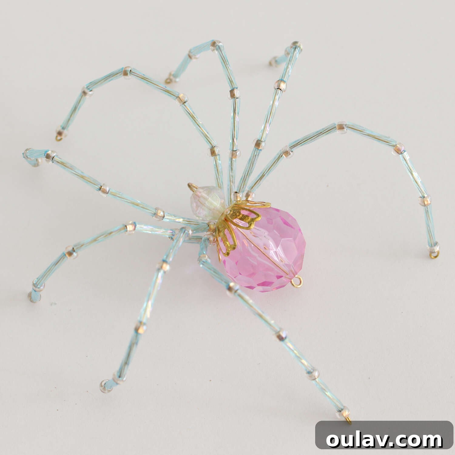 One of a Kind Beaded Spider Christmas Ornament for Sale