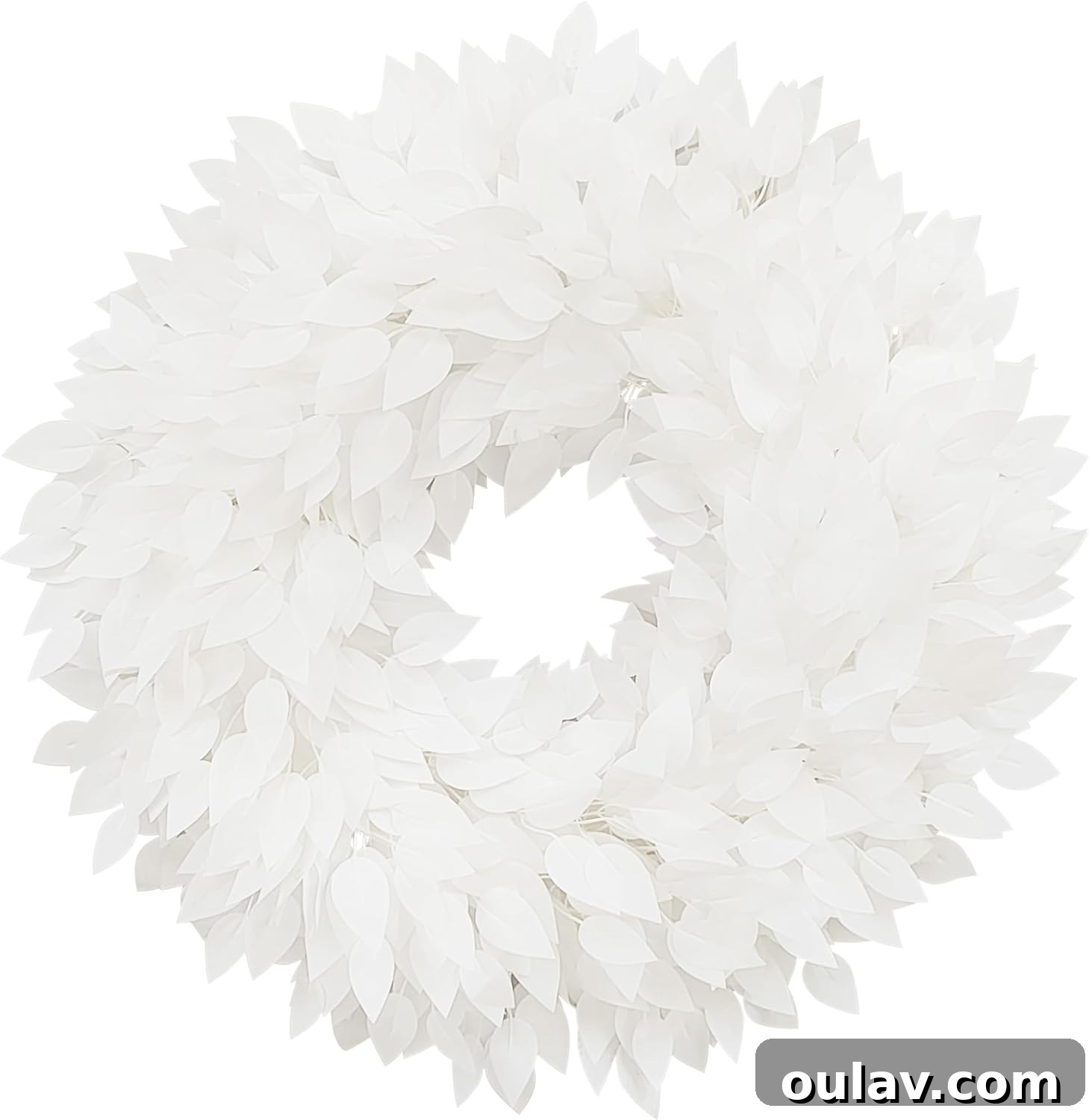 25 White Christmas Tree Decorations & Elegant Decor Finds 3 Stunning White Ficus Wreath for Holiday Decor