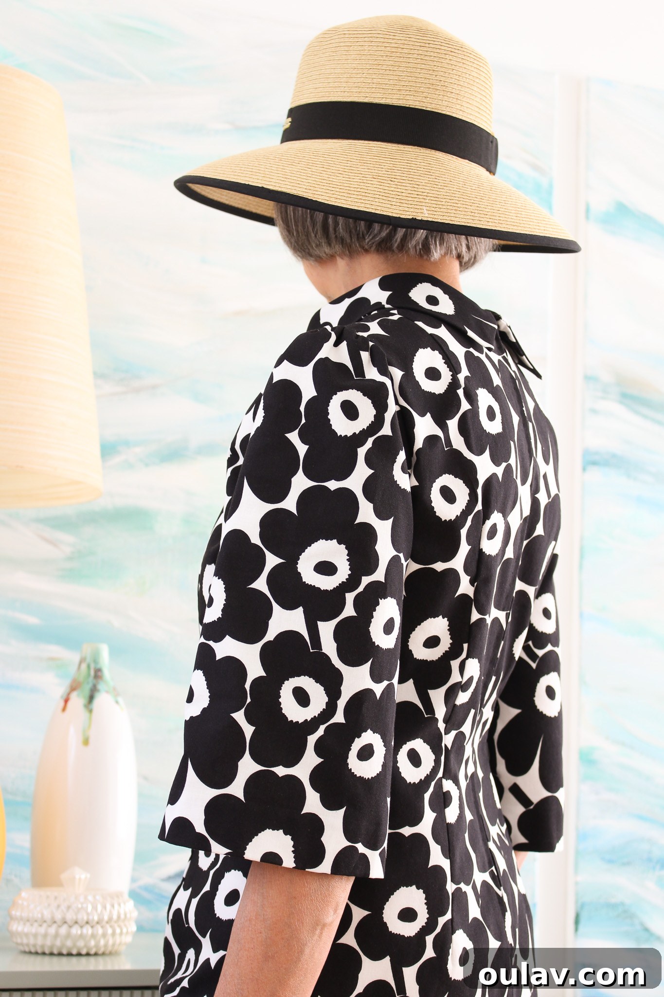 Sewing an Icon: Vintage Pattern Meets Marimekko Unikko Fabric 6 DIY Marimekko Dress - Vintage Style Sewing Project