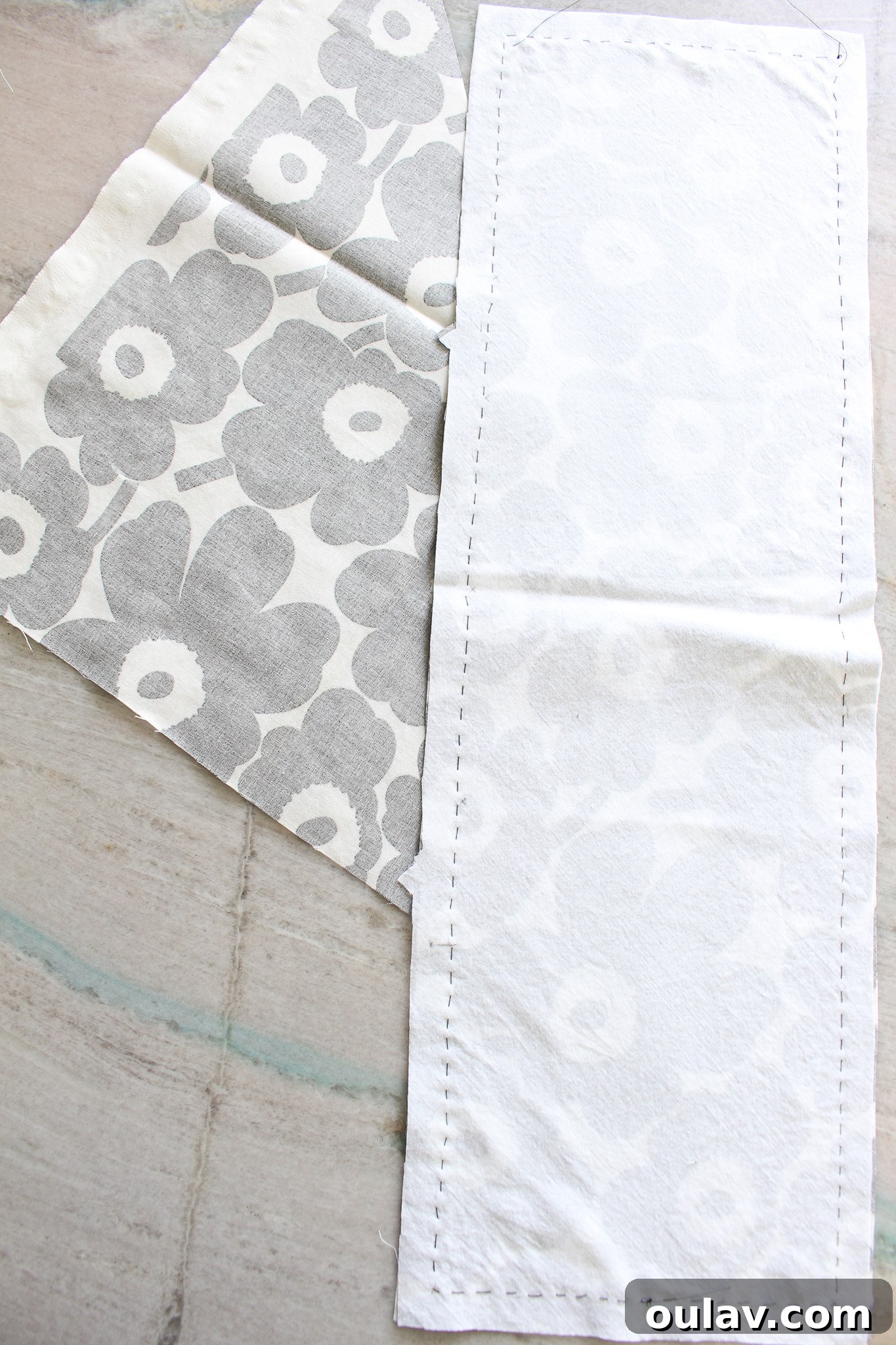 Sewing an Icon: Vintage Pattern Meets Marimekko Unikko Fabric 9 Why Add Underlining to a Dress? Benefits of Sewing Technique