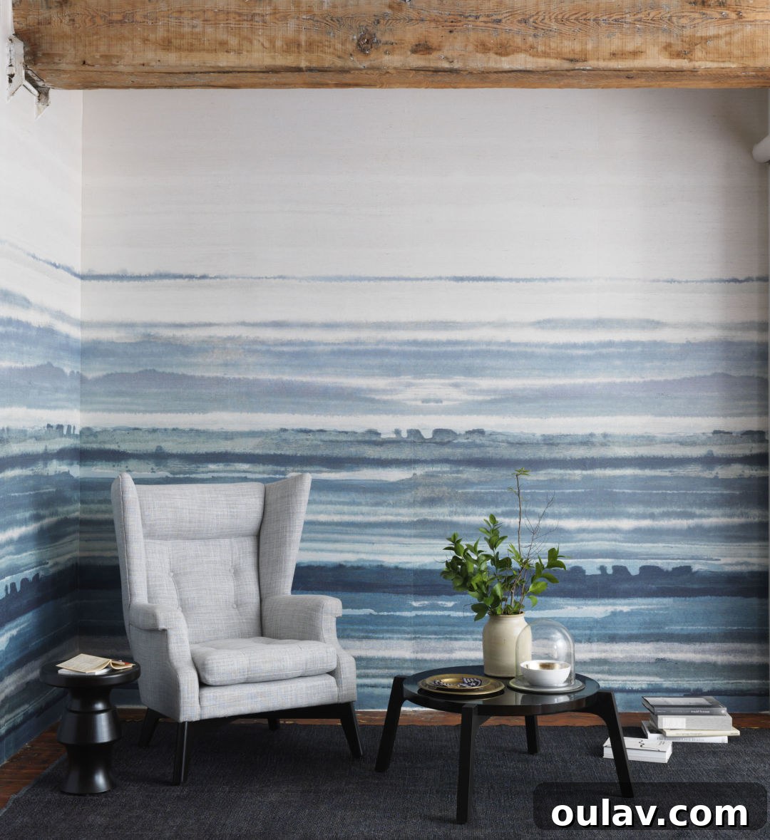 Coastal Canvas Garage Makeover 4 Wallpaper Inspiration for a DIY Coastal Garage Mural Design