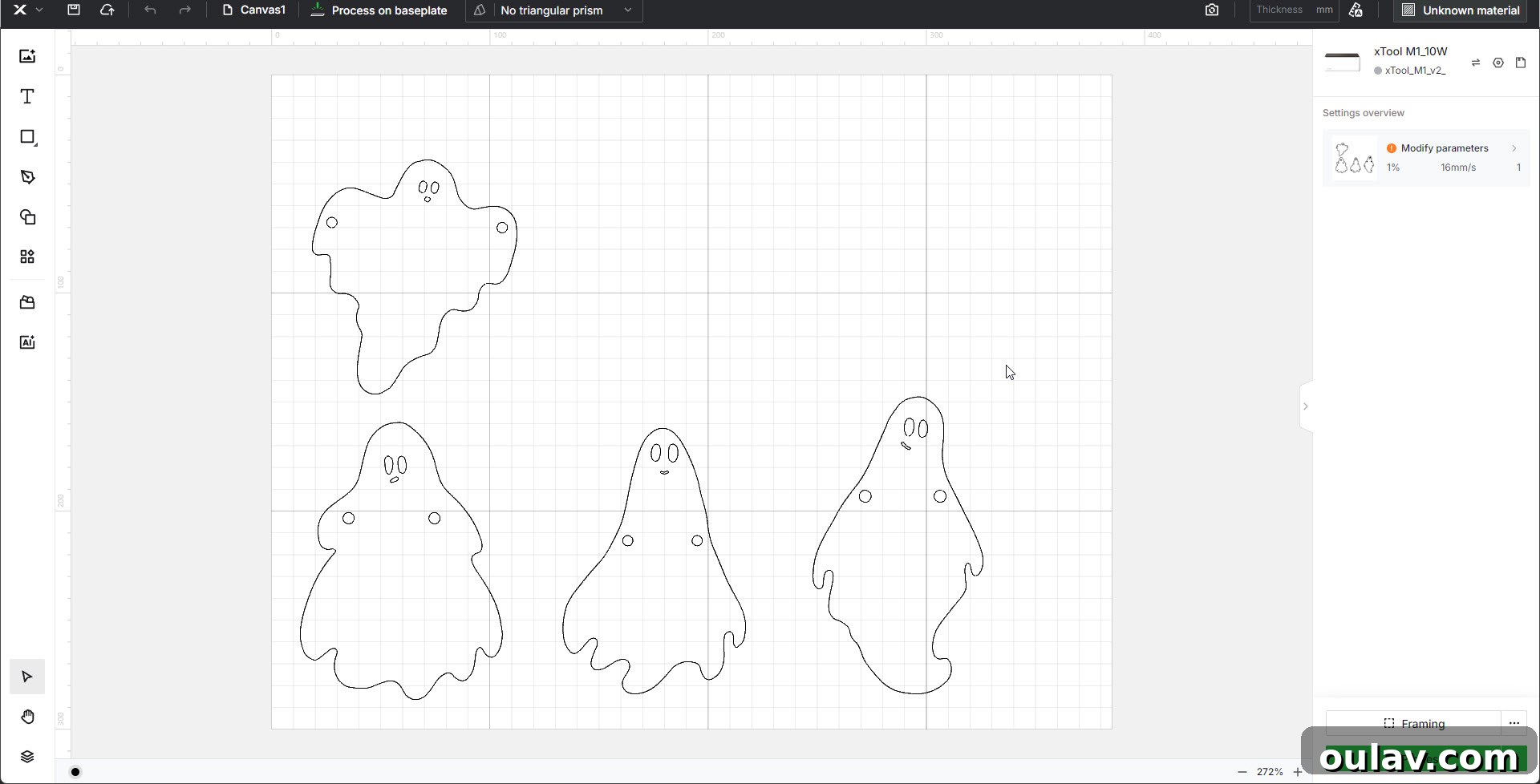 Free xTool Ghost Garland Files