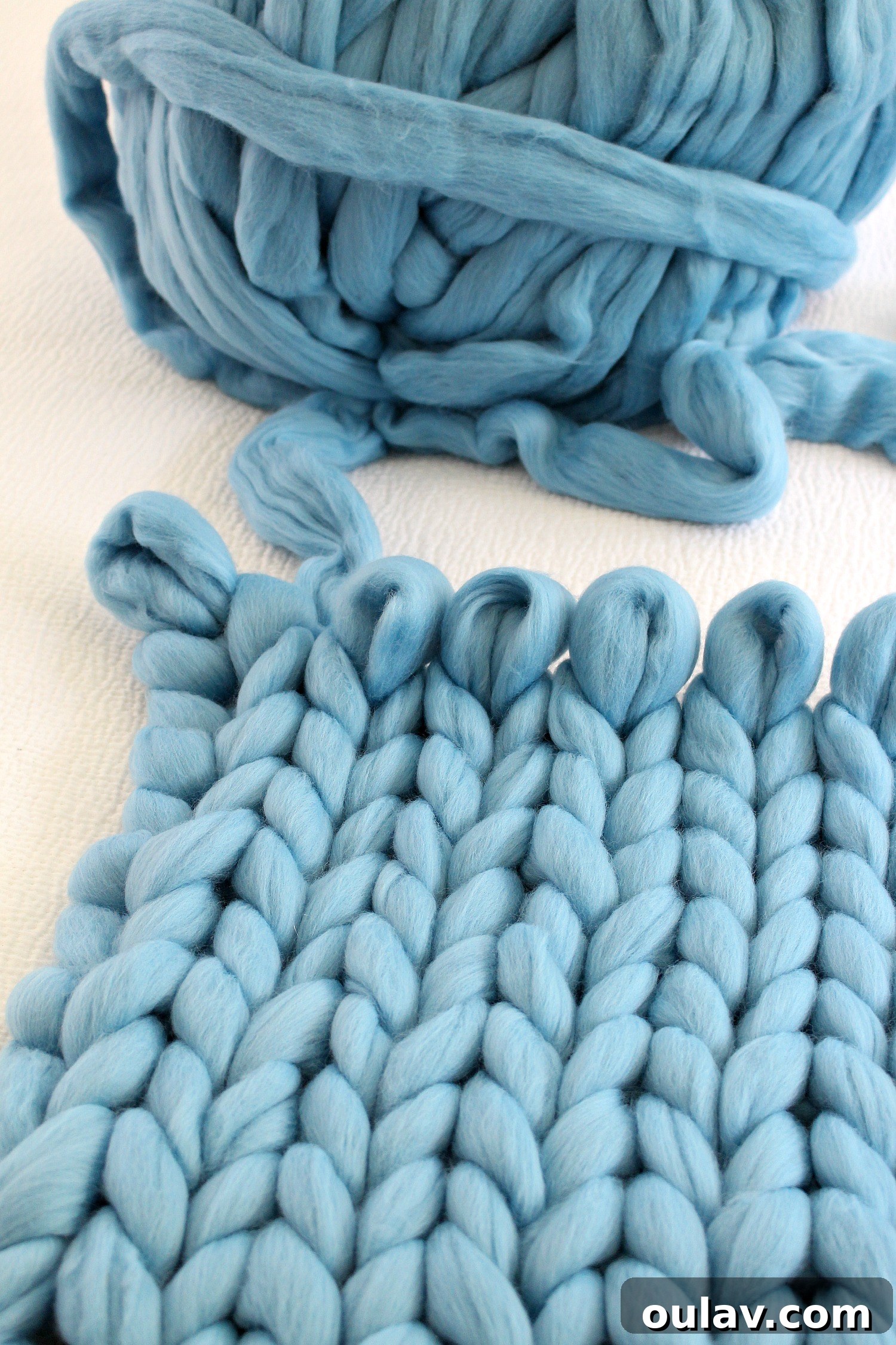 arm knitting tips and tricks