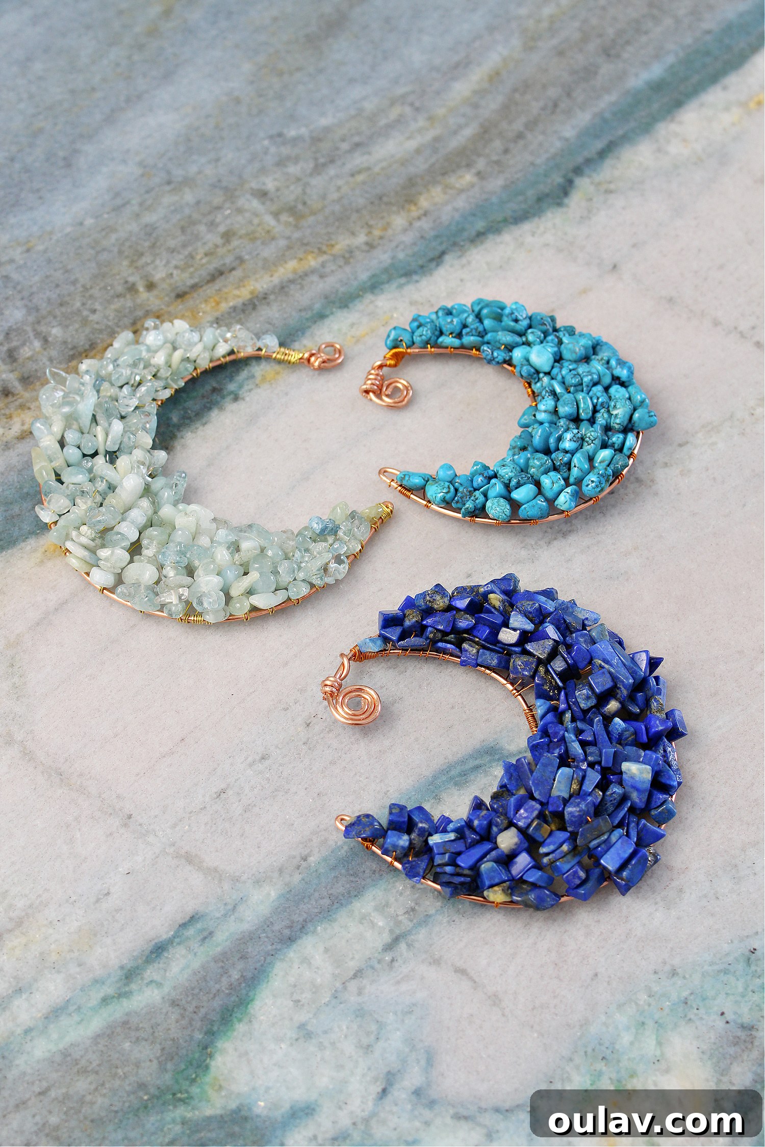 Crafts for the Longest Night 13 DIY Beaded Crescent Moon Yule Ornament