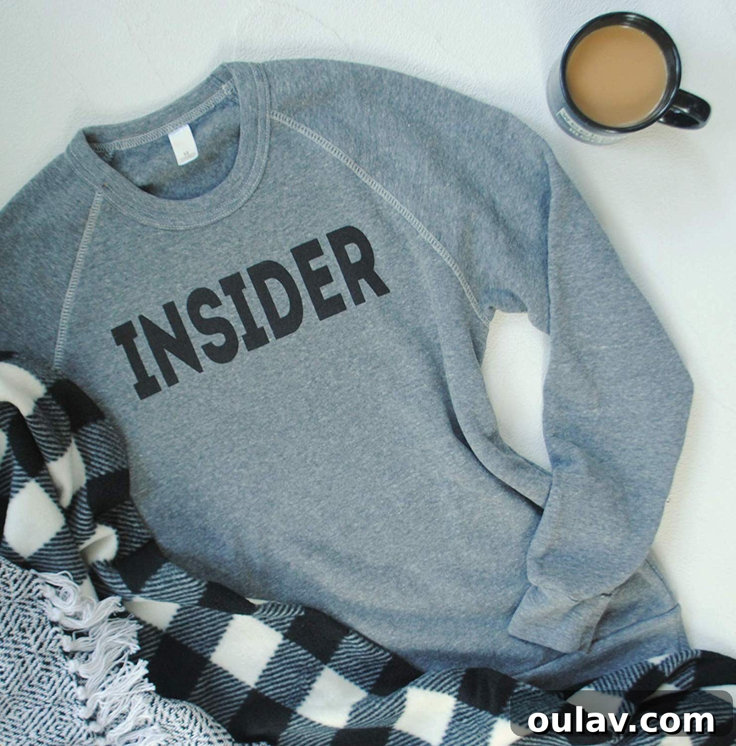 Holiday Haven: 25 Delightful Gifts for Homebodies 23 A comfortable t-shirt with the word 'Insider' printed on it, for homebody fashion.