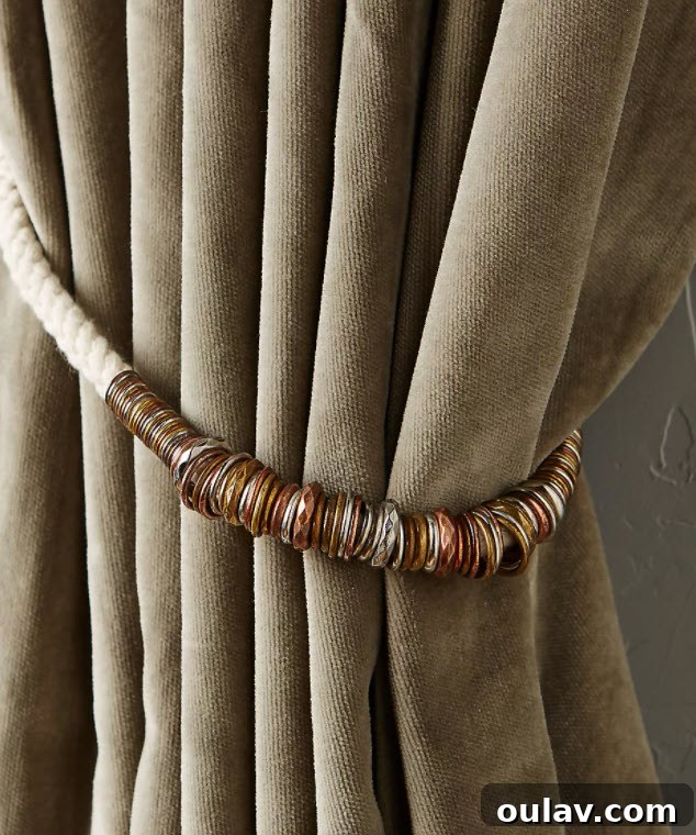 Anthropologie Boho Rope Curtain Tie Backs