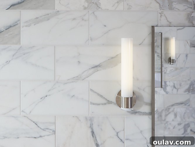 Initial design inspiration for bathroom vanity lighting and mirrors, showcasing a multi-sconce arrangement