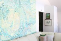 Seamless Design: Large Art Installation and Sofa Protection