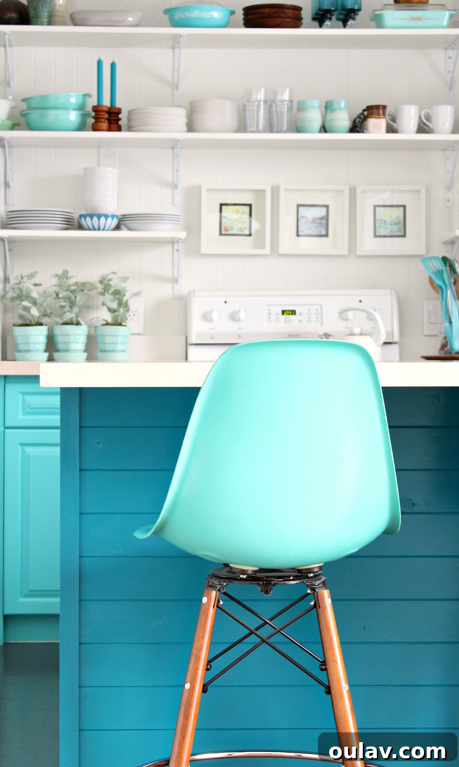 Transform Your Kitchen Cabinets Tongue and Groove Paneling and a Fresh Teal Hue 3 Kitchen Cabinet Backs Transformed with Tongue and Groove Paneling