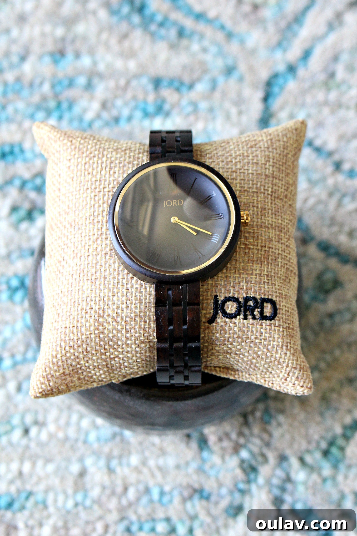 JORD Wood Watch Giveaway and Cassia Ebony Sable Hands-On Review 9 JORD Cassia Ebony & Sable on a rustic setting, highlighting natural beauty