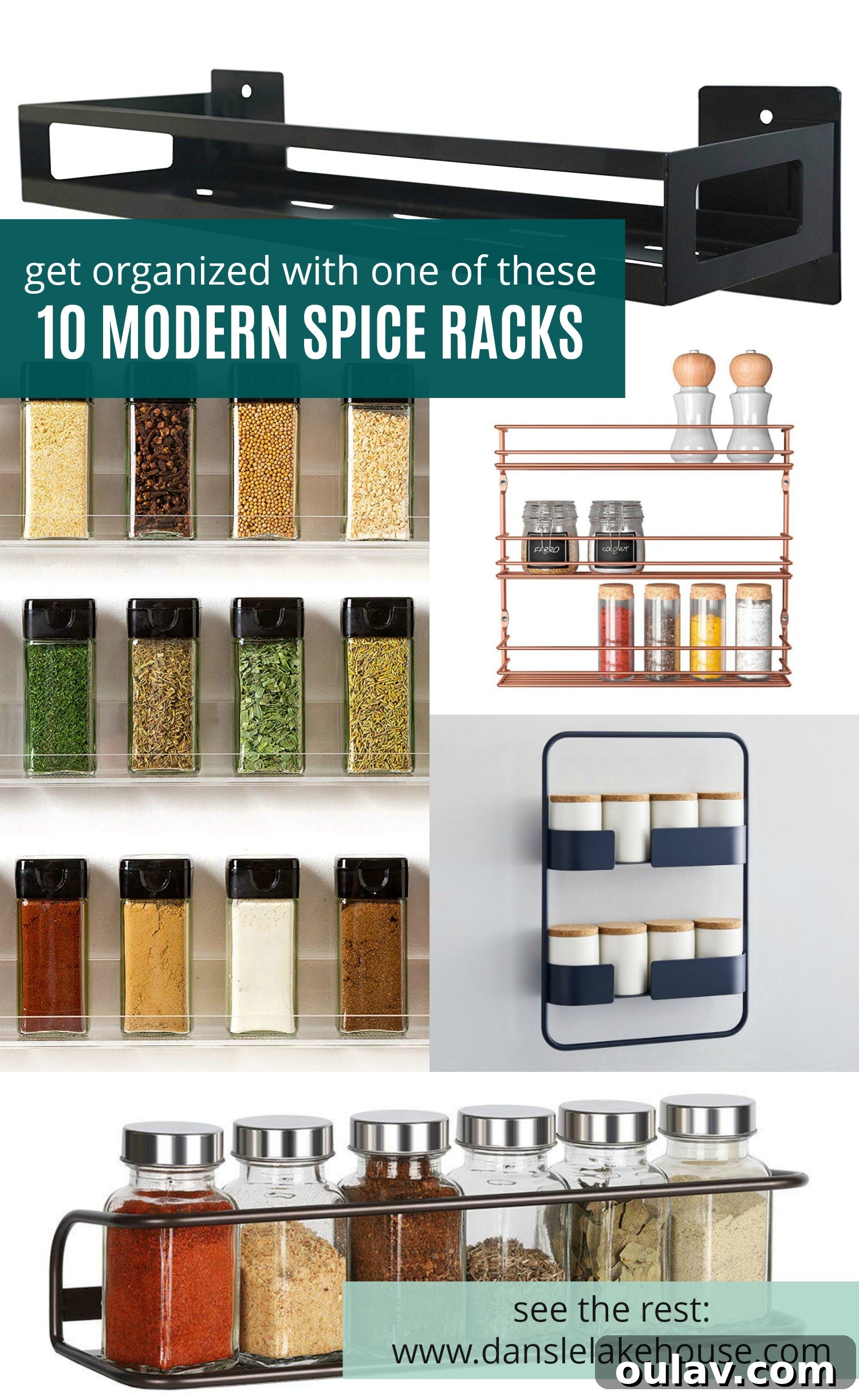 Spice Up Your Kitchen: 10 Chic Modern Storage Ideas 17 Modern Spice Rack Hack + 10 Modern Spice Storage Options