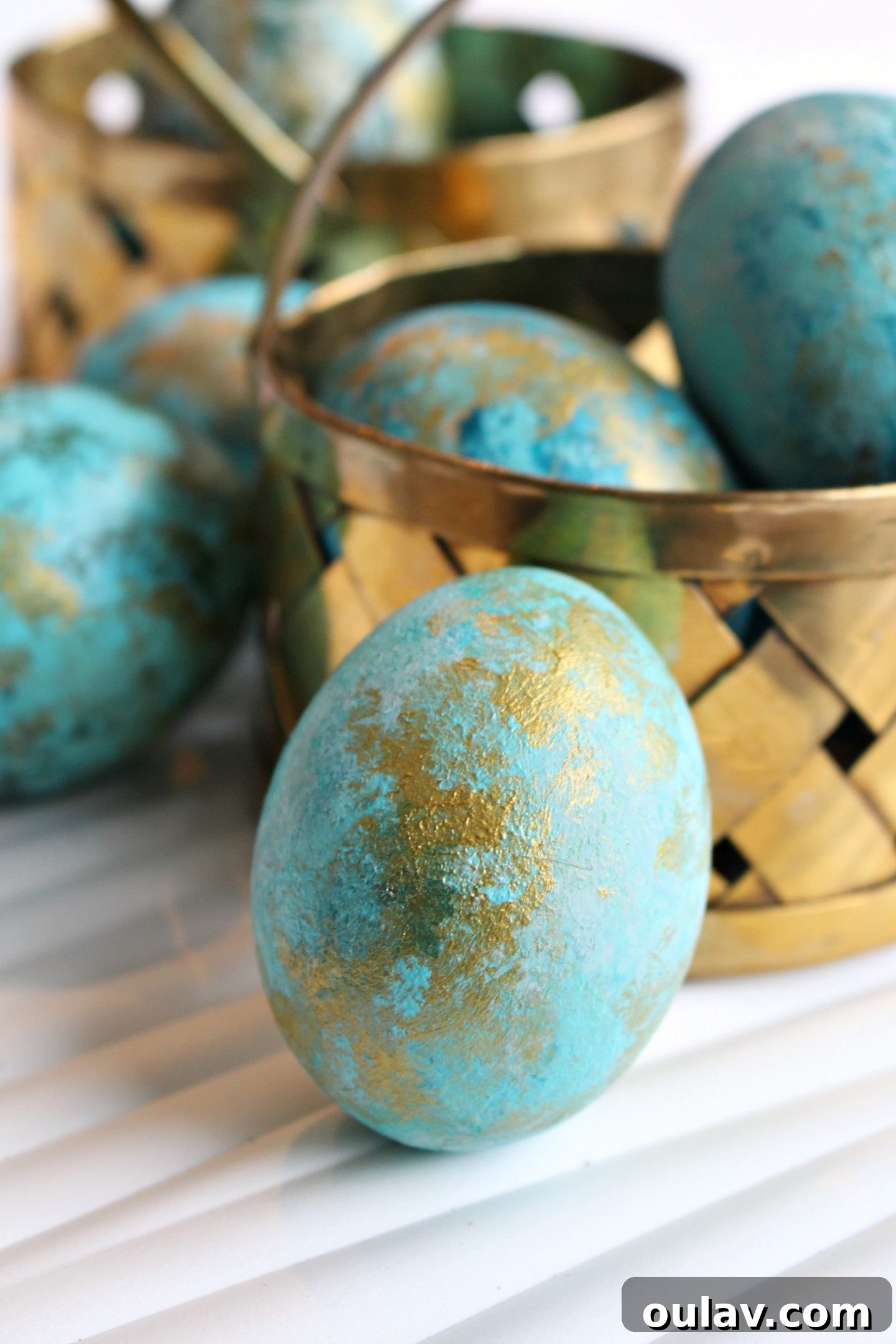 Abstract Artistry on Easter Eggs 14 Finished Abstract Painted Easter Eggs