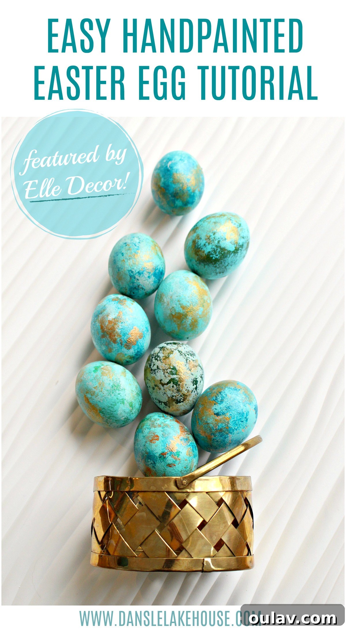 Abstract Artistry on Easter Eggs 6 Simple Hand-Painted Easter Egg Tutorial