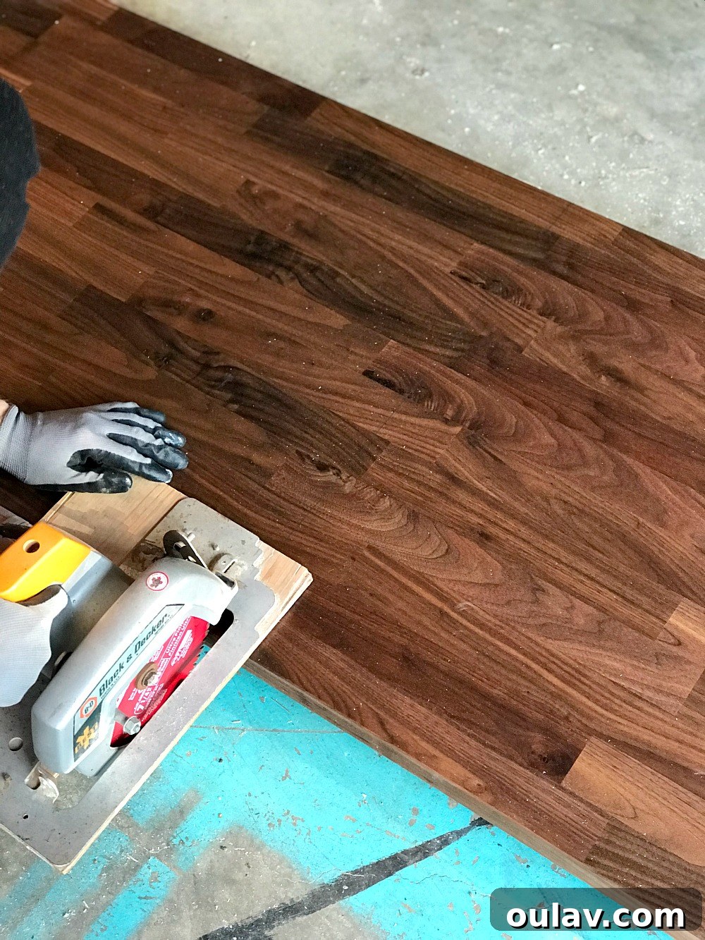 Customizing and Fitting Your IKEA KARLBY Walnut Countertop 12 Cutting and Installing IKEA KARLBY Walnut Counter