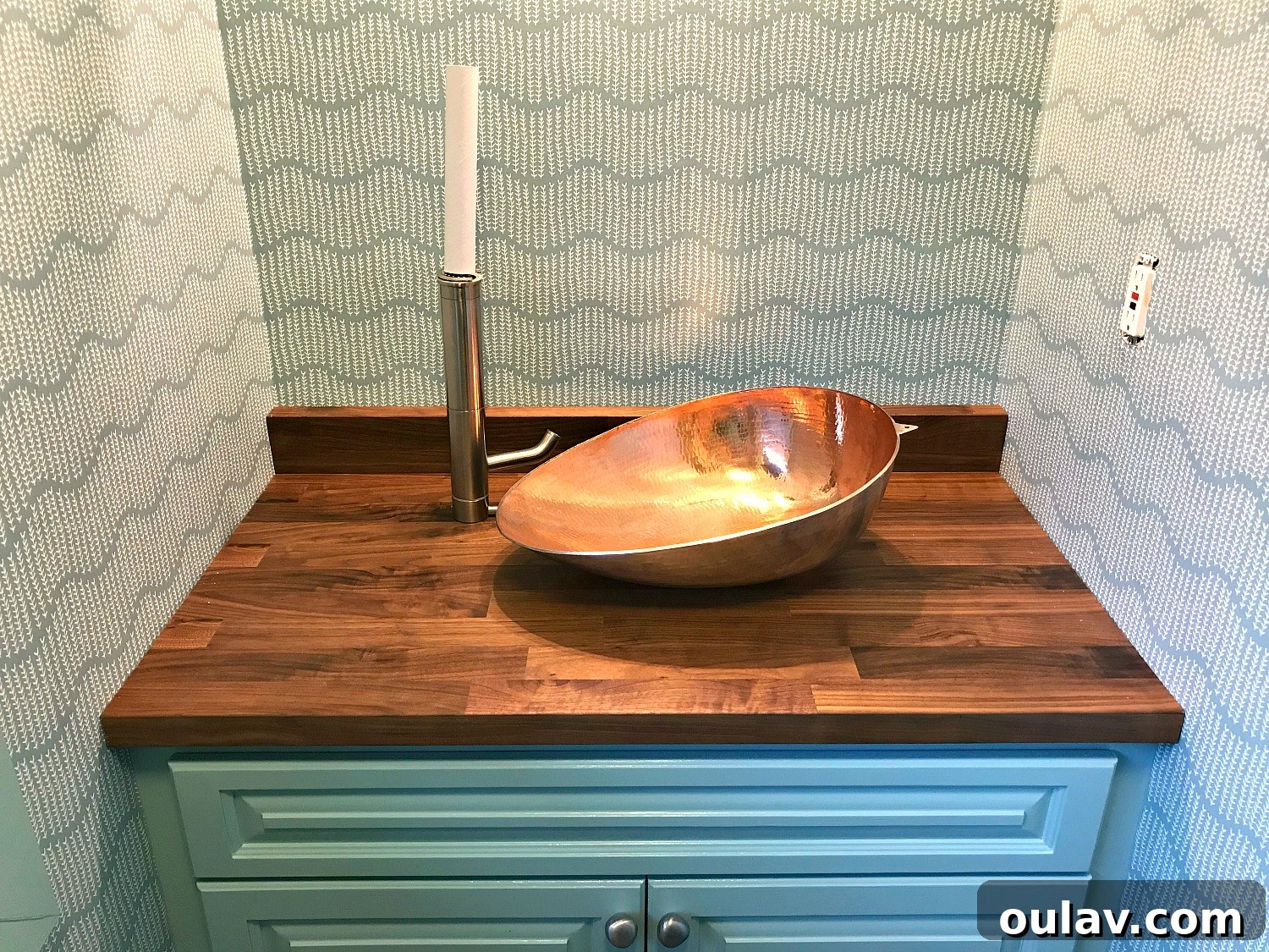 Customizing and Fitting Your IKEA KARLBY Walnut Countertop 14 Cutting and Installing IKEA KARLBY Walnut Counter