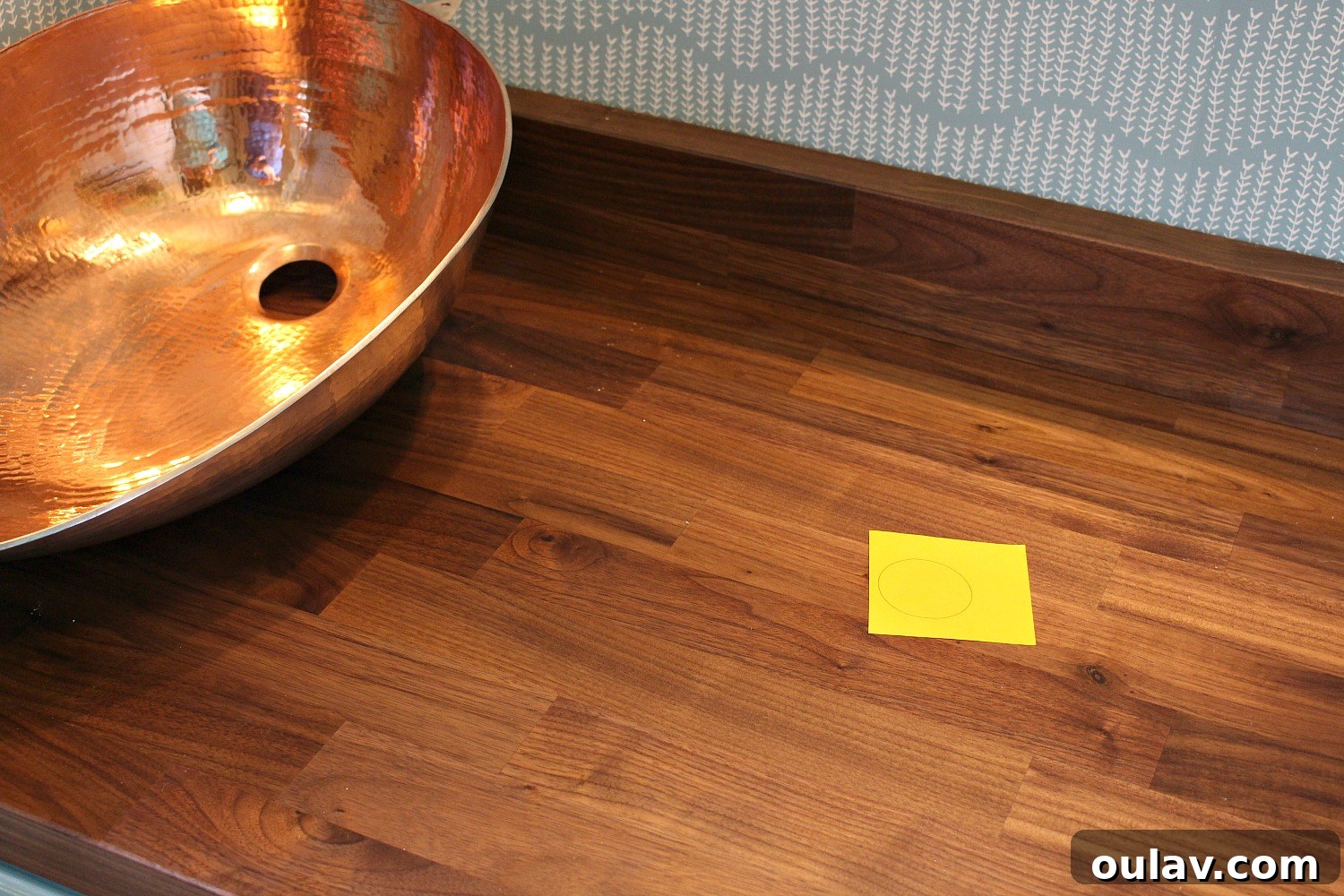 Customizing and Fitting Your IKEA KARLBY Walnut Countertop 17 Cutting and Installing IKEA KARLBY Walnut Counter