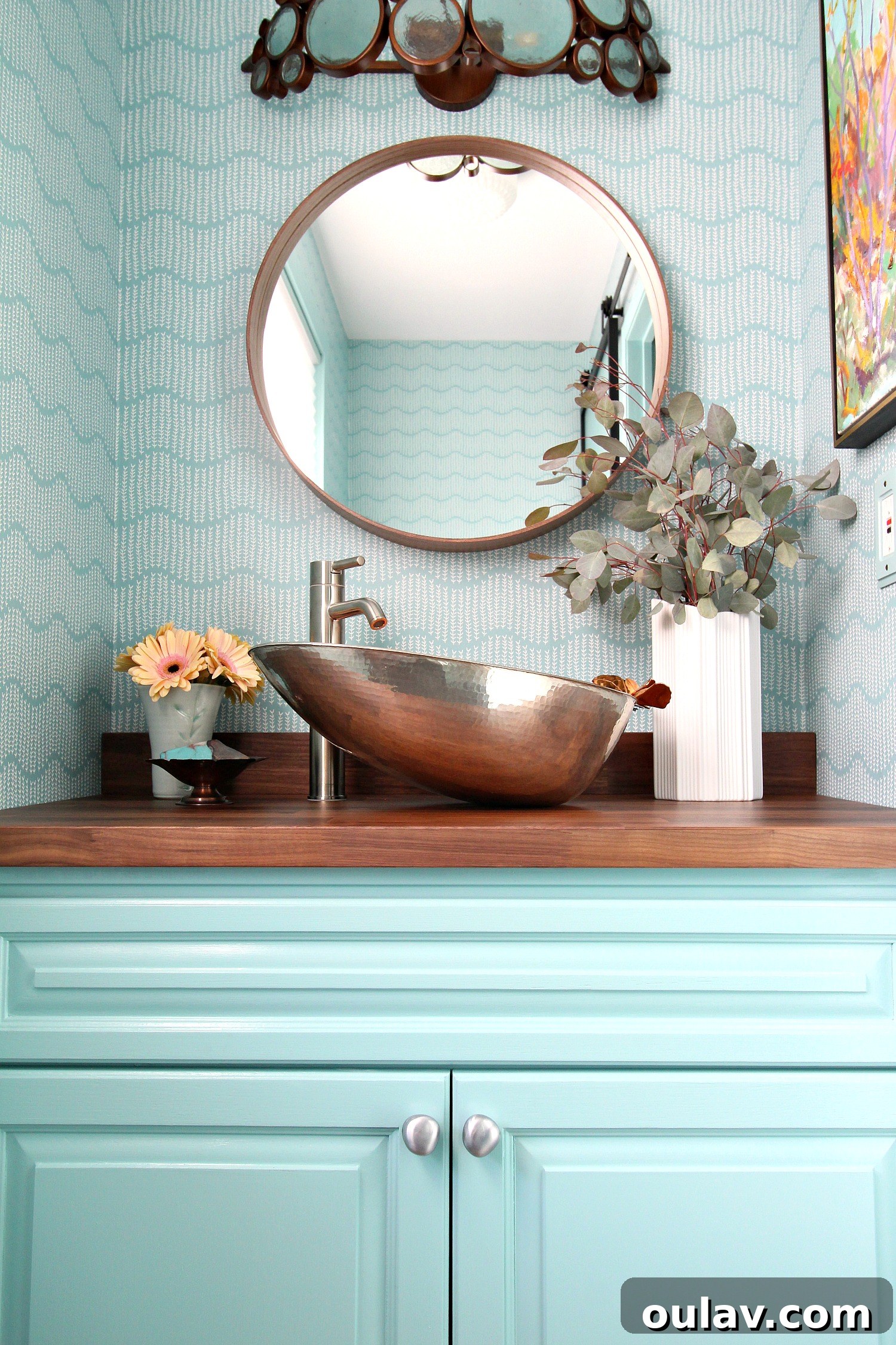 Customizing and Fitting Your IKEA KARLBY Walnut Countertop 25 DIY Install Walnut Counter in Bathroom