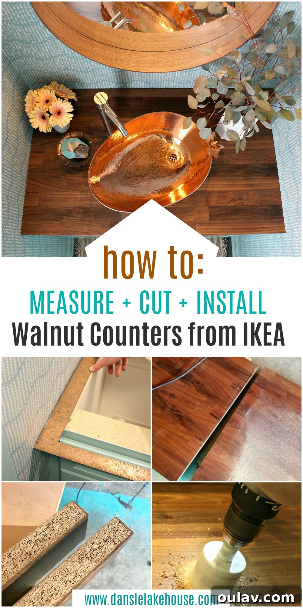 Customizing and Fitting Your IKEA KARLBY Walnut Countertop 27 How to Install IKEA Counters