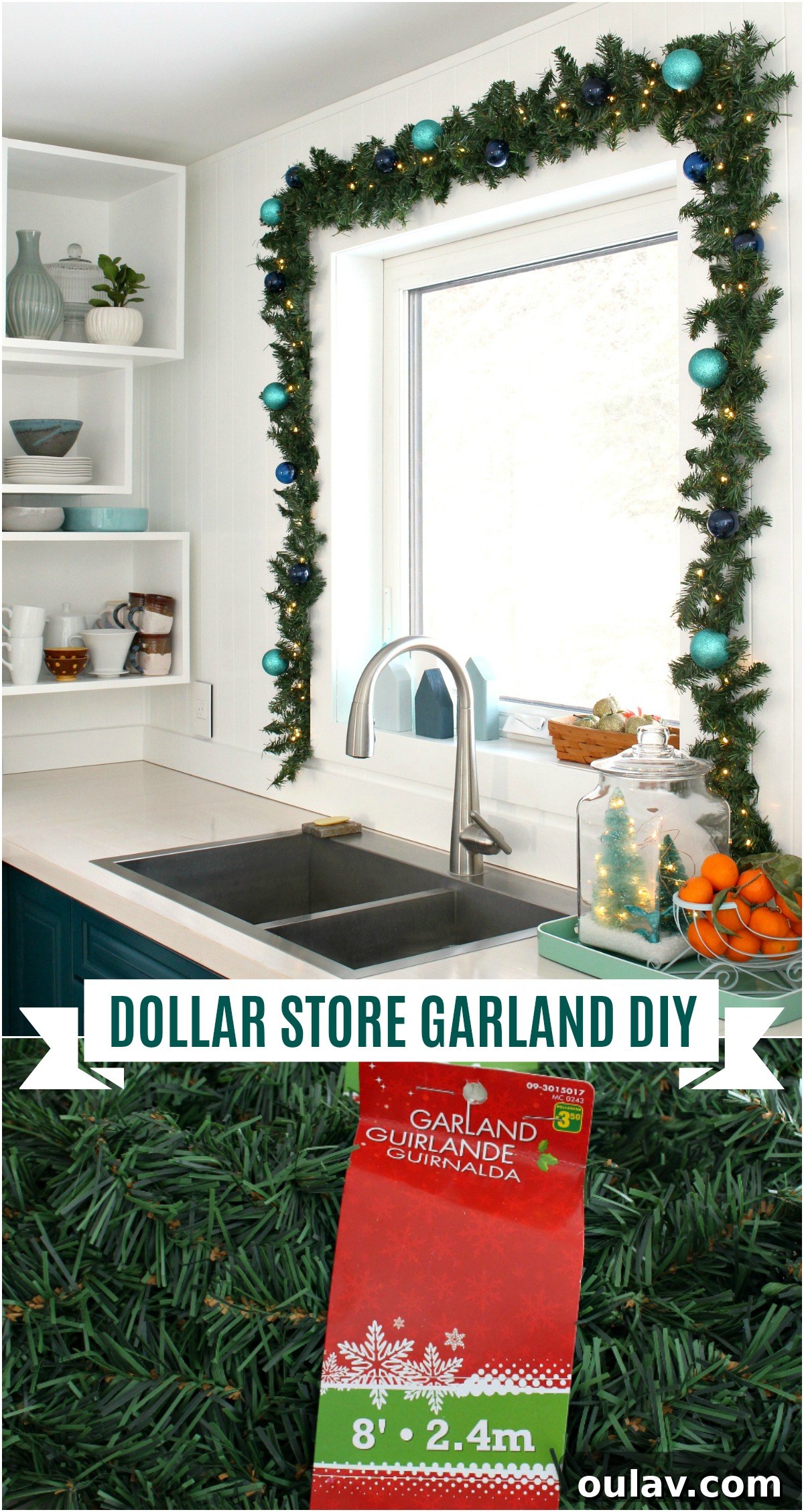 Dollar Store Glow Up Lighted Garland 19 Dollar Store Garland DIY | Lighted Garland For Less
