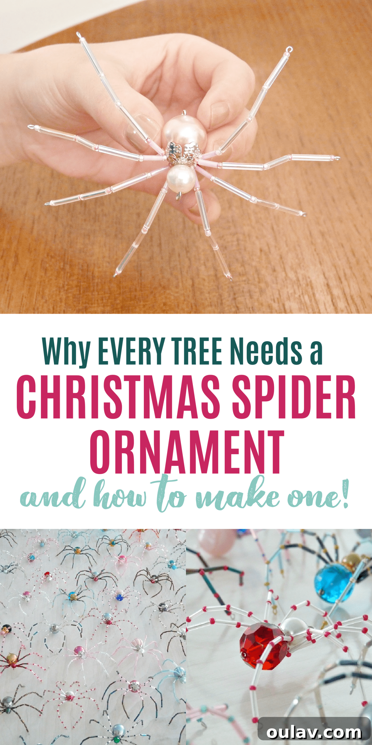 Spin a Be Beaded Christmas Spider for Your Tree 17 Why Every Tree Needs a Christmas Spider Ornament