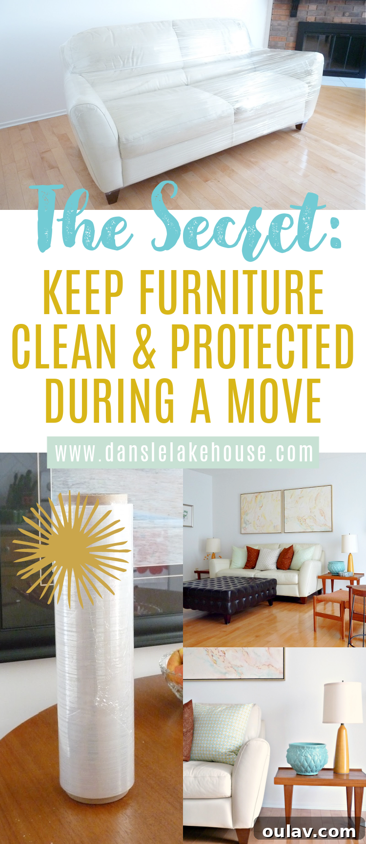 Pristine Light Sofa Moving Day Protection 6 how to protect furniture during a move - Pin Graphic
