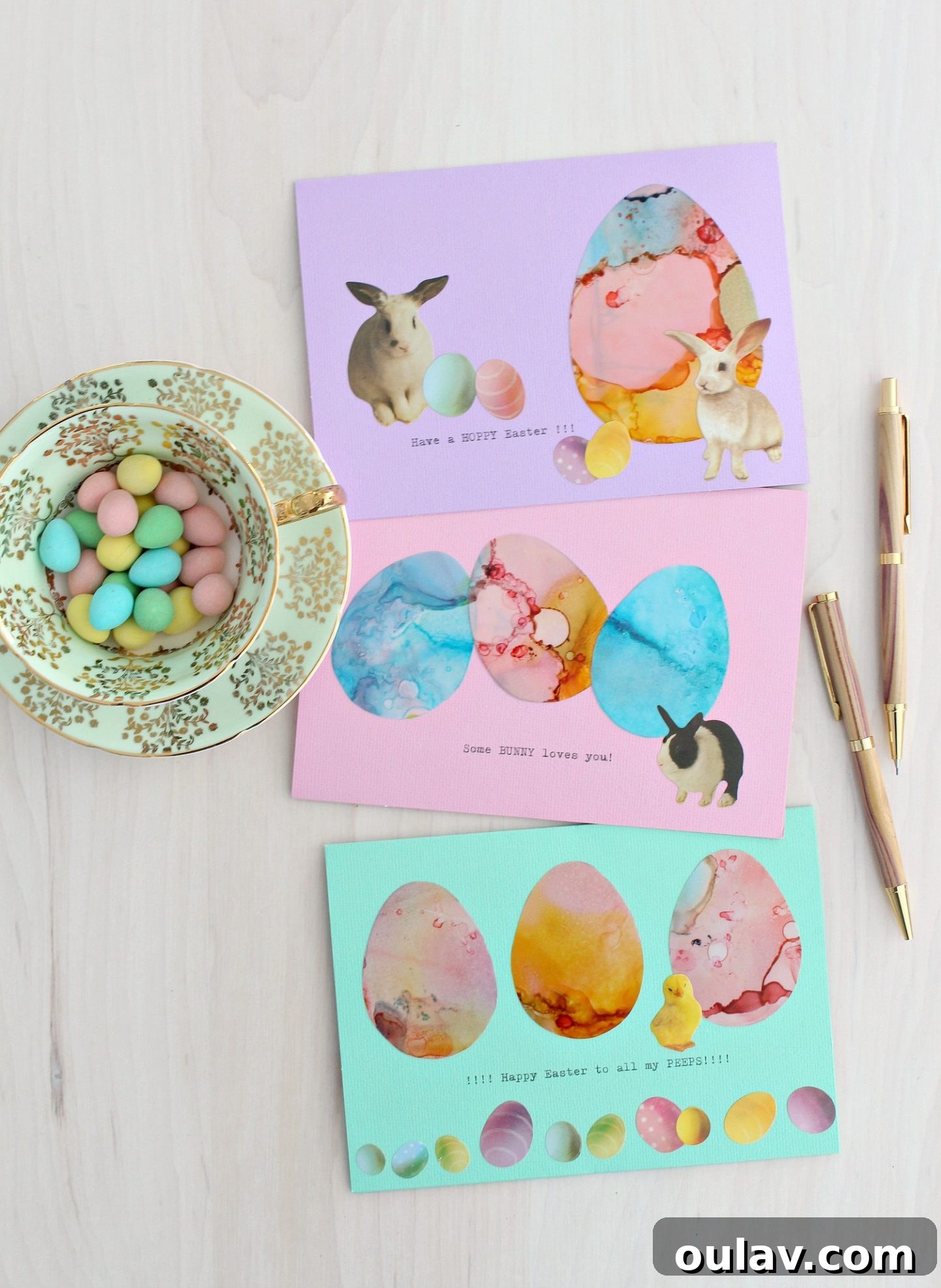 Effortless Alcohol Ink Magic for Easter Cards 13 how to make Easter cards