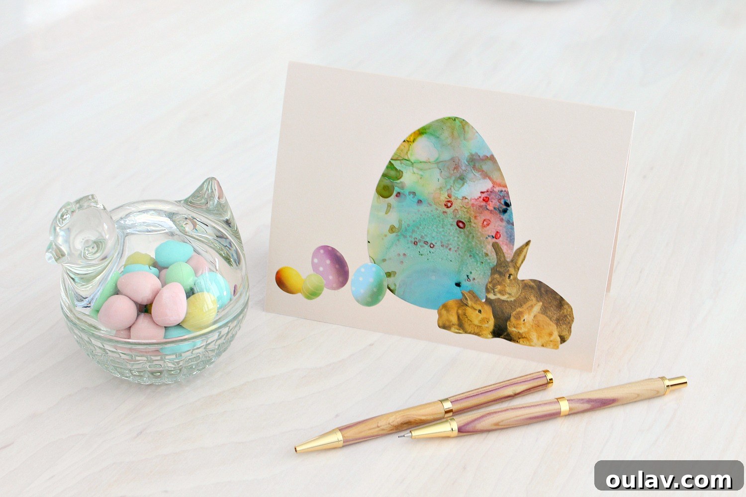 Effortless Alcohol Ink Magic for Easter Cards 3 handmade easter cards