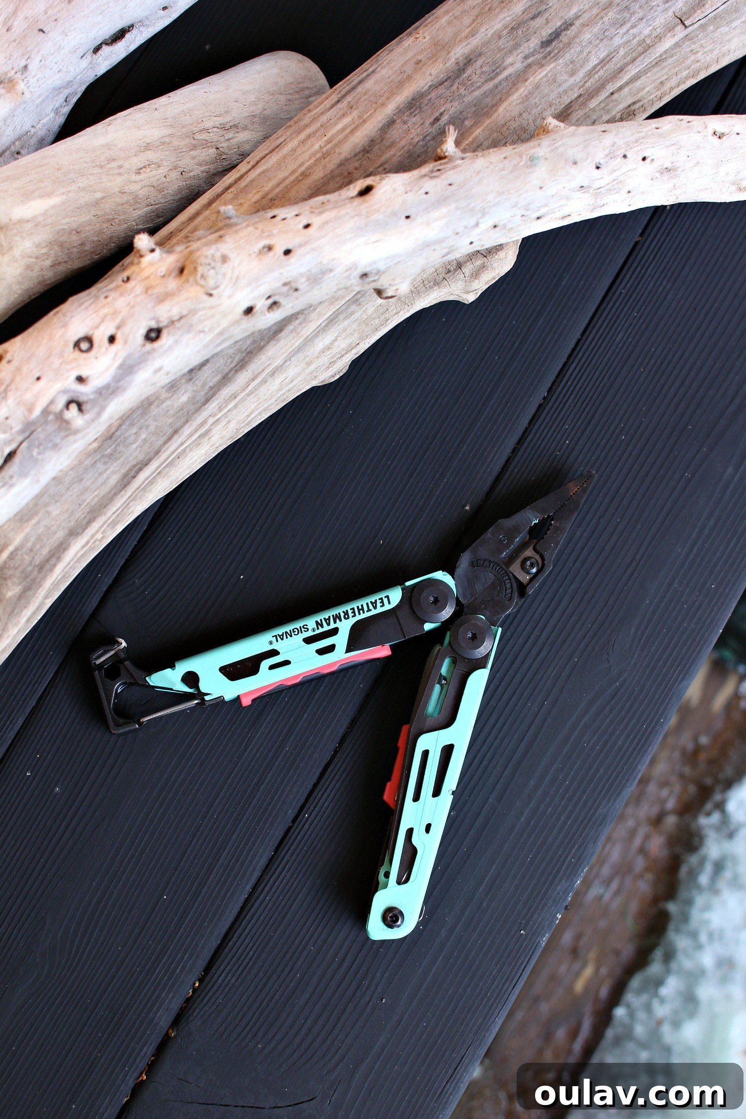 DIY Light Fixture Replacement Made Simple (Sponsored by Leatherman Canada) 3 Aqua Leatherman Signal Multi-Tool - Essential DIY tool for any task