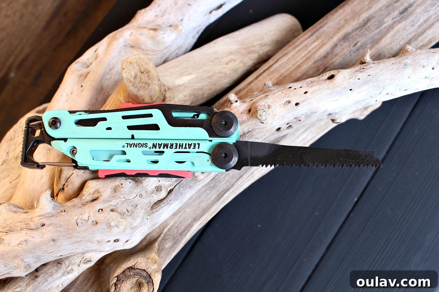 DIY Light Fixture Replacement Made Simple (Sponsored by Leatherman Canada) 28 Leatherman Signal multi-tool featuring a sharp saw for outdoor use and survival