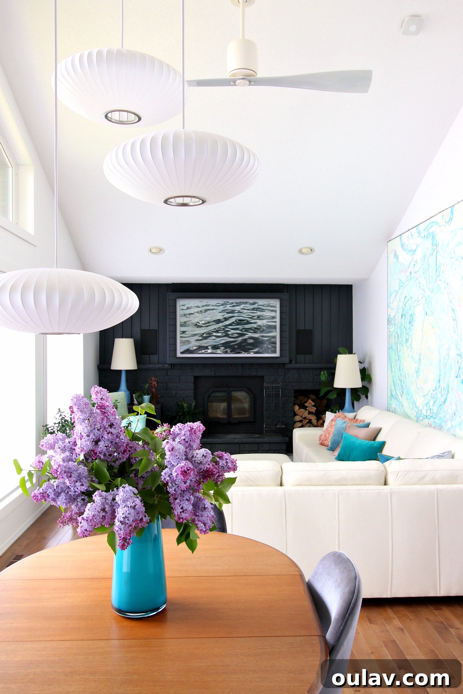 A Summer Dream Inside Our Lake House Oasis 19 Detailed View of Lakehouse Dining Table Setting
