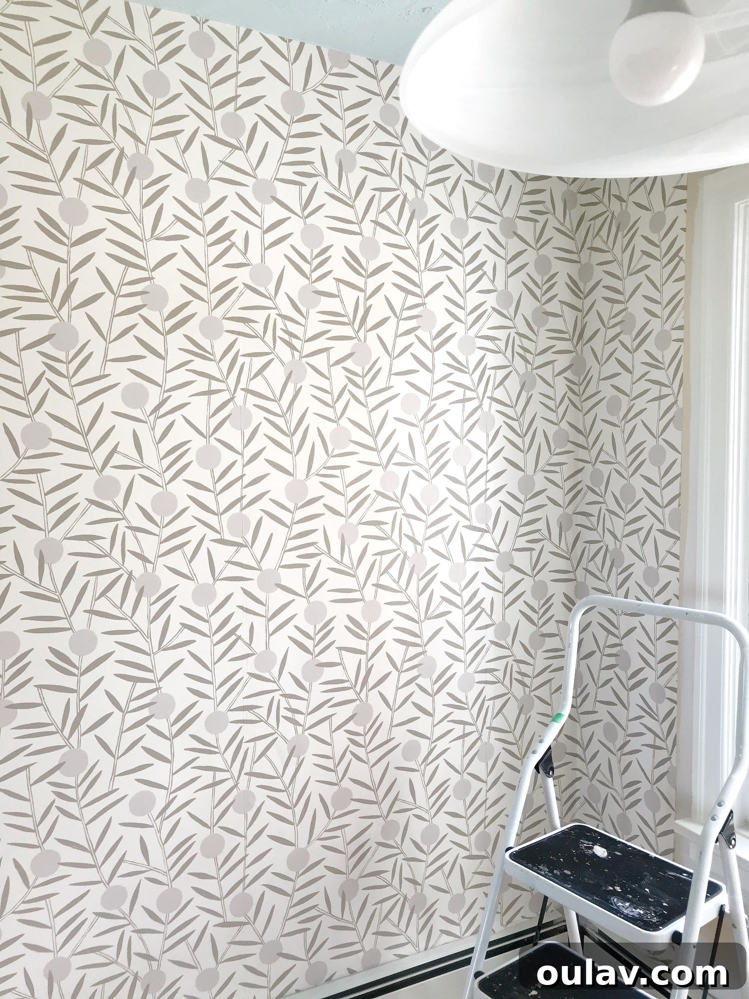 Non-Pasted Wallpaper DIY