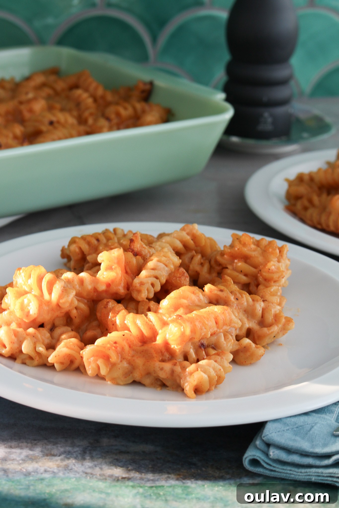 Fiery Goat Milk Mac and Cheese Sauce 2 Delicious baked goat milk mac and cheese with homemade spicy sauce