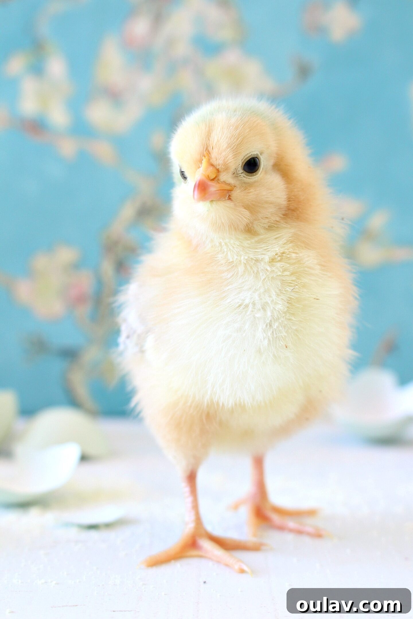 Fresh Fluffy Faces Our Springtime Chick Adventures 2 Freshly arrived spring baby chick surveying its new home